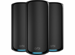 Netgear RBE973SB Router WiFi 7 Orbi 3 kusy, černý systém
