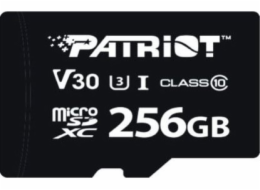 Patriot Paměťová karta microSDXC 256 GB VX V30 třídy 10 UHS-I U3