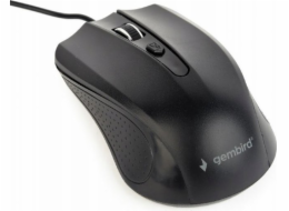 Gembird Optická myš černá/USB kabel 1,8 m