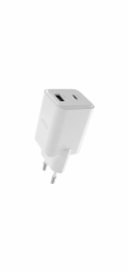 Rychlonabíječka do sítě Allity GaN PD QC ATC-01-20WAC 1x USB-C 1x USB-A 20W bílá
