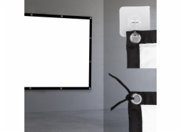 Projekční plátno Maclean, 150", 300x220cm, 25mm okraj 4:3, napínací háčky, MC-168