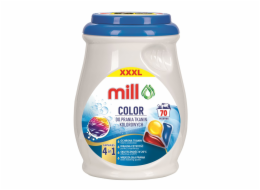 MILL PROFESSIONAL 3-komorové barevné mycí kapsle 70 ks.