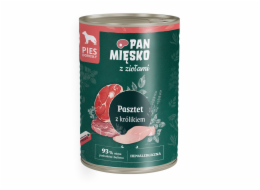 PAN MIĘSKO with Herbs Rabbit Pate - vlhké krmivo pro psy - 400g