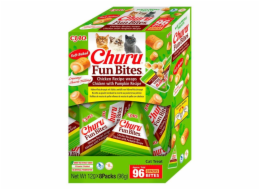 INABA Churu Fun Bites Chicken and pumpkin - pamlsek pro kočky - 8x12g