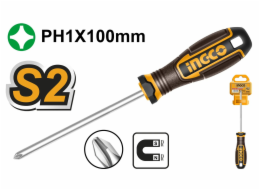Ingco HSDPH1100 Šroubovák křížový 5x100mm PH1 S2 KLC