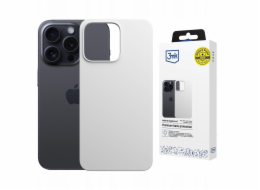 3MK Silikonový kryt Hardy MagSilicone pro Apple iPhone 13 Pro Max, stříbrný