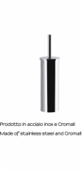 Toaletní kartáč GEDY MAINE 7833 13, barva chrom
