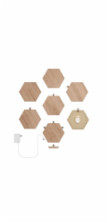 Nanoleaf Sada 7 světelných panelů Nanoleaf Elements Hexagons Starter Kit - světelné panely (7 panelů, 1 ovladač)