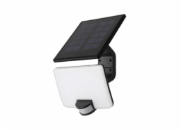 Solight LED solární osvětlení se senzorem, 11W, 1200lm, 3 CCT, Li-Ion, černá - WO785-1
