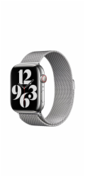 Apple Watch 45mm Silver Milanese Loop