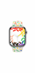Sportovní pásek Apple Pride Edition 45 mm – velikost M/L