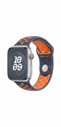 Apple Watch 45mm Blue Flame Nike Sport Band - S/M