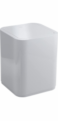 Popelnice GEDY SEVENTY 630922, bílá, 8l