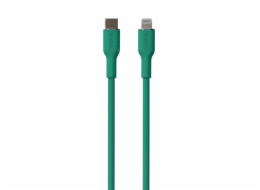 Puro kabel Soft Silicone Cable USB-C to Lightning 1.5m - Green