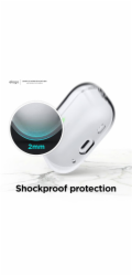 Elago Elago AirPods Pro 2 Nylon Strap TPU Shell Case - pouzdro s poutkem pro AirPods Pro 2 průhledné - Záruka bezpečnosti. Jednoduché splátky. Doprava zdarma od 170 PLN.