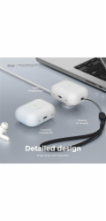 Elago Silikonové pouzdro Elago AirPods Pro 2 - pouzdro pro AirPods Pro 2 šedé - Záruka bezpečnosti. Jednoduché splátky. Doprava zdarma od 170 PLN.