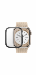 PanzerGlass - Ochrana obrazovky pro chytré hodinky - celé telo, s D3O - sklo - barva rámu cerná - pro Apple Watch Hermčs Series 9, SE 3, Series 10, Series 11, Series 9, Ultra 2, Ultra 3