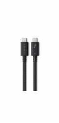 Satechi USB kabel Satechi USB-C / USB-C Thunderbolt 4 kabel 1m opletený černý
