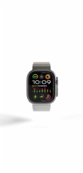 MOBILE ORIGIN Titanový řemínek pro Apple Watch 49mm/45mm/44mm/42mm stříbrný