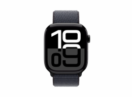 Apple Watch Series 10 GPS + Cellular 42mm Jet Black Aluminium Case with Ink Sport Loop