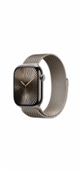 Apple Watch Series 10 42mm Cellular Přírodní titan s přírodním milánským tahem