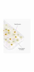 iDeal Fashion Clear Case MagSafe iPhone 13/14/15 Daisy Bloom