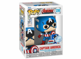 POP! Marvel: The Avengers Captain America (Special Edition) + odznak