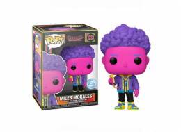POP! Spider Man Across the Spider Verse Miles Morales (Blacklight) (Marvel) Metallic Special Edition