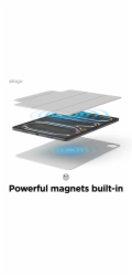 Elago pouzdro Magnetic Folio Case pro iPad Pro 11" M4 2024 - Light Gray