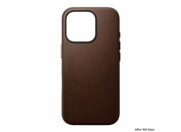 Nomad kryt Traditional Leather Case Magsafe pro iPhone 16 Pro - Brown