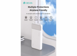 Devia powerbank Smart Series with Digital Display PD 20W 10000 mAh - White