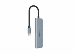 Devia USB-C Hub Leopard Series 5-in-1 EC702 - Deep Gray