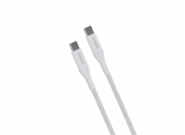 iStores by Epico Braided PD Cable 1.2m USB-C to USB-C - bílý