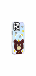 Devia kryt Canvas Series Magnetic Case pro iPhone 16 Plus - Starry Bear
