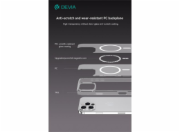 Devia kryt Pure Clear Magnetic Shockproof Case pro iPhone 16 Pro Max - Clear