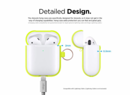 Elago Airpods 2 Silicone Hang Case - Neon Yellow