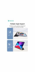 Devia pouzdro Nature Series PU Leather Case pro iPad 10.2" 2019/2020/2021 - White