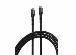 Deví kabel USB-C to USB-C Gracious Woven Cable 1.5m - Black