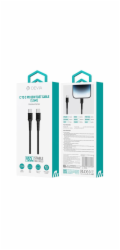Deví kabel USB-C to USB-C Gracious Woven Cable 1.5m - Black