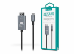 Devia kabel Storm series USB-C to HDMI Cable 2m - Black