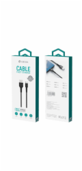 Deví kabel USB-A to USB-C Gracious Woven Cable 2m - Black