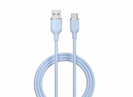 Deví kabel USB-A to USB-C Jelly Series Silicone Cable 1.2m - Blue