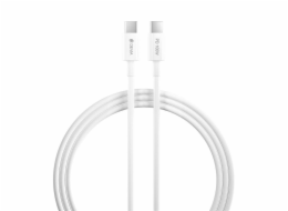 Deví kabel USB-C do USB-C PD 100W Smart Series Cable 1.5m - White