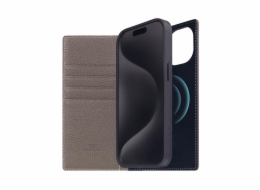 SLG Design pouzdro D8 Magsafe Full Grain Leather pro iPhone 15 - Etoff Cream