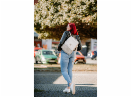 RED ANT FRAME Ochranný kožený batoh pro MacBook do 14" starlight