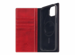 SLG Design pouzdro D7 Magsafe Italian Wax Leather pro iPhone 15 Plus - Red