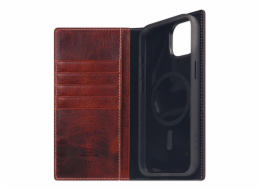 SLG Design pouzdro D7 Magsafe Italian Wax Leather pro iPhone 15 Plus - Brown