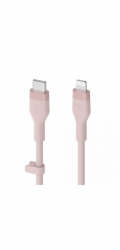 Belkin kabel Boost Charge Flex Silicone USB-C to Lightning 3m - Pink