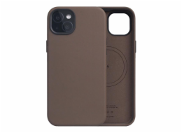 SLG Design kryt D5 Magsafe Calf Skin Leather pro iPhone 15 Plus - Etoupe
