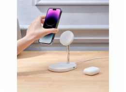 Adam&nbsp;Elements&nbsp;Omnia&nbsp;M2+&nbsp;Magsafe&nbsp;2+1&nbsp;Wireless&nbsp;Charging&nbsp;Station&nbsp;-&nbsp;White